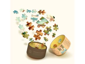 Mideer kreatívne puzzle - Portrét leva s púpavou