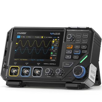 FNIRSI 2D15P osciloskop, multimeter a generátor signálu 3v1, 100 MHz