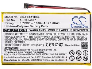 Batéria pre Fiio X1 ii/FX 121, 1800mAh, Li-Pol