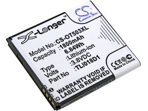 Batéria pre Alcatel One Touch Link, Pop (ekv. TLI018D1), 1800mAh