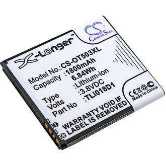 Batéria pre Alcatel One Touch Link, Pop (ekv. TLI018D1), 1800mAh