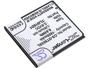 Batéria pre Alcatel One Touch Link, Pop (ekv. TLI018D1), 1800mAh
