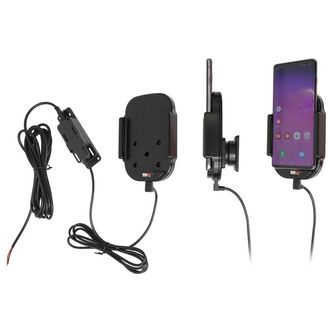 Brodit držiak s bezdrôtovým nabíjaním Qi 15W pre Samsung Galaxy S10 bez puzdra, skryté nabíjanie