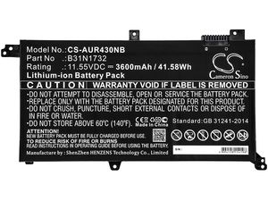 Batéria pre Asus VivoBook S14/VivoBook S430FA, 3600mAh, Li-Ion