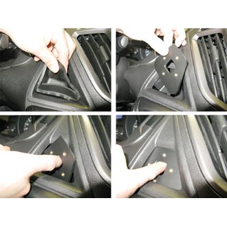 Brodit ProClip montážna konzola pre Ford Transit Custom 13-18, zosilnený, na stred vľavo