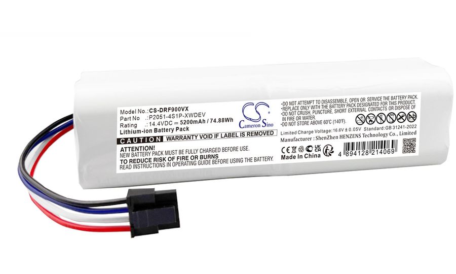 Batéria pre Dreame D9 Plus, F9 Pro a ďalšie, 5200 mAh, Li-Ion