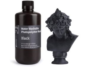 ELEGOO Water Washable Resin 1kg, čierna