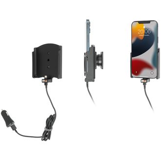 Brodit držiak pre Apple iPhone 14 Pro/13 Pro/14 Plus, bez puzdra, so zapaľovačom cigariet/USB nabíjaním