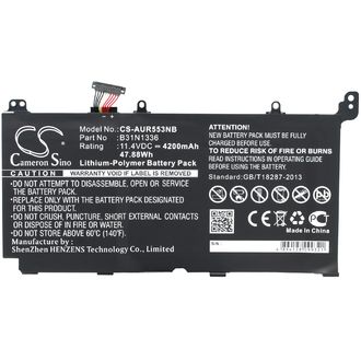 Batéria pre Asus Vivobook A551/K551/S551/V551/R553 a ďalšie, 4200 mAh, Li-Pol