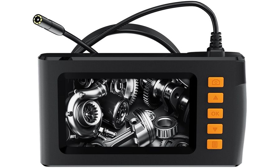 Inspekční kamera P210 s displejem 4,3" IPS LCD, sonda 8mm, pevný kabel 5 m