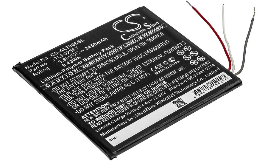Batéria pre Alcatel 1T 7", 2450 mAh, Li-Pol