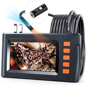 Inspekční kamera P210D s displejem 4,3" IPS LCD, sonda 8mm, duální kamera, pevný kabel 10m