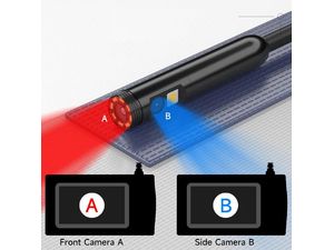 Inšpekčná kamera P210D so 4,3" IPS LCD displejom, 8 mm sondou, duálnou kamerou, 5 m pevným káblom