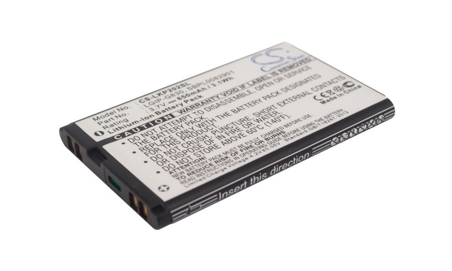 Batérie pre LG KG120 (ekv.LGIP-G830) 850mAh, Li-ion