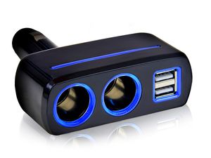Zásuvka zapaľovača do auta, 2x USB, 80 W, osvetlené výstupy CL