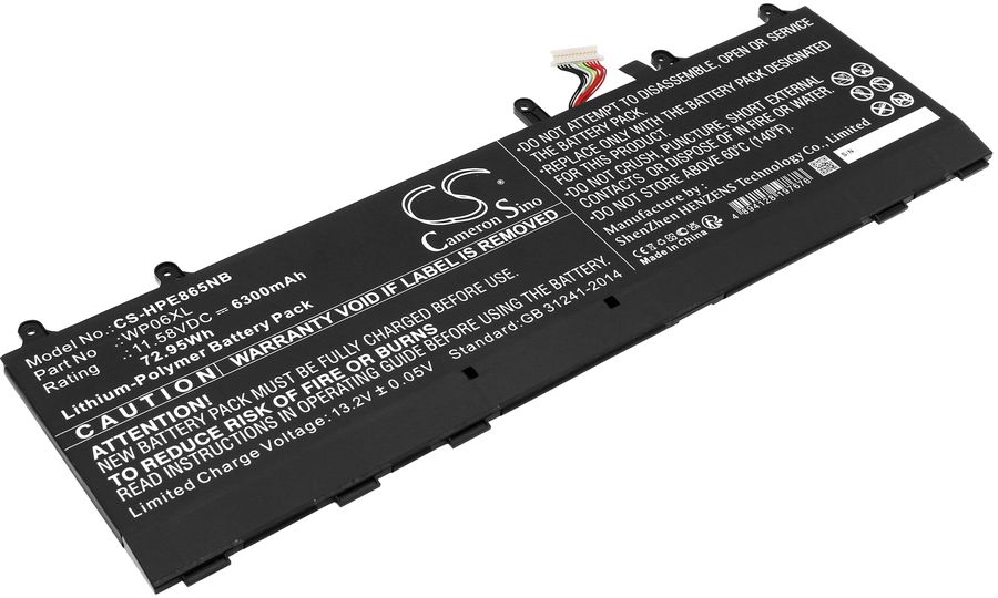 Batéria pre HP Elitebook 865, ZBook Firefly 16, EliteBook 860, 6300 mAh, Li-Pol