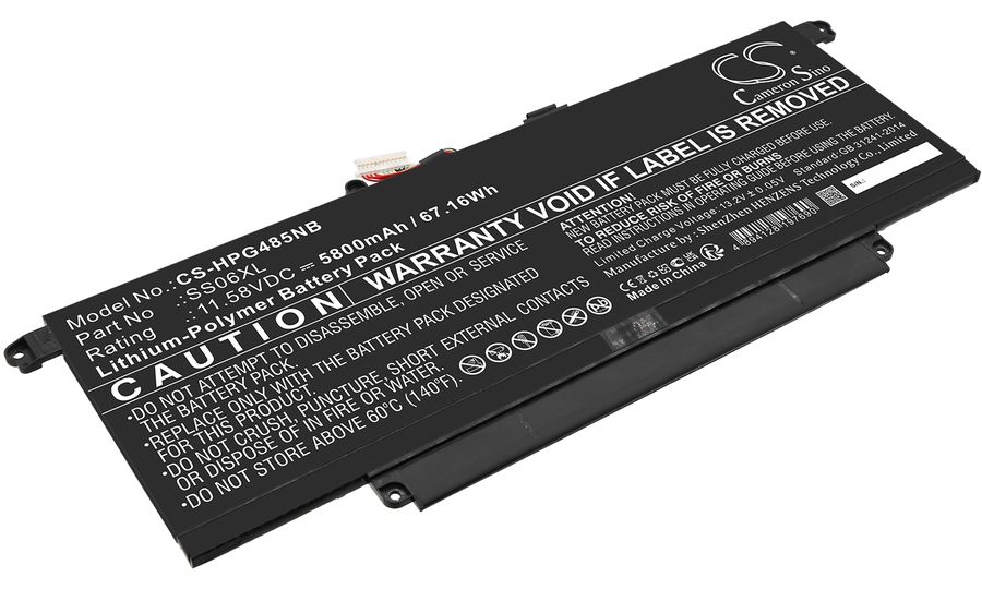 Batéria pre HP Dragonfly G4, 5800 mAh, Li-Pol