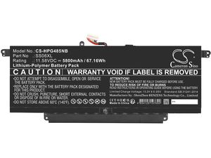 Batéria pre HP Dragonfly G4, 5800 mAh, Li-Pol