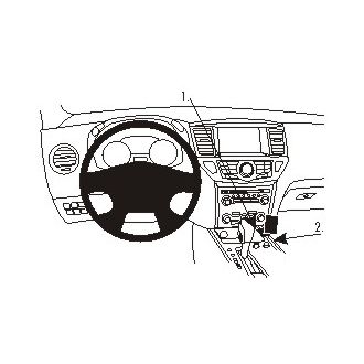 Brodit ProClip montážna konzola pre Nissan Pathfinder 13-21, na stred vpravo dole