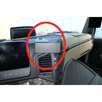 Brodit ProClip pre Mercedes Benz Arocs/Actros 5 20-24, vystužený, na stred, nad mriežkou chladiča