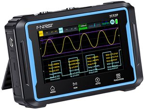 FNIRSI 2C53P Osciloskop, generátor signálov a multimeter 3v1, 2 kanály, 50 Mhz