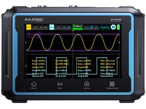 FNIRSI 2C53P Osciloskop, generátor signálov a multimeter 3v1, 2 kanály, 50 Mhz