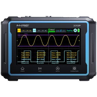 FNIRSI 2C53P Osciloskop, generátor signálov a multimeter 3v1, 2 kanály, 50 Mhz