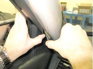 Brodit ProClip montážna konzola pre Kia Soul 09-13, vľavo na stĺpik