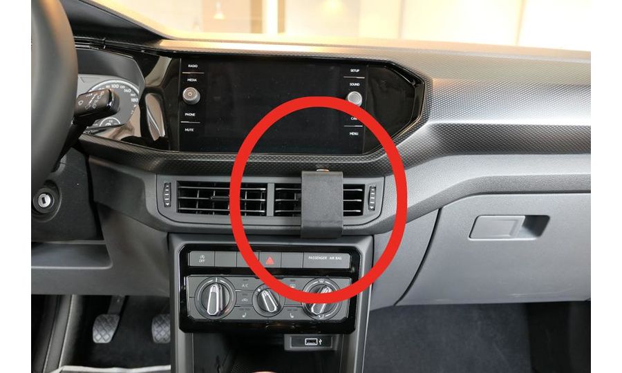 Brodit Montážny držiak ProClip pre Volkswagen T-cross 19-24, na stred