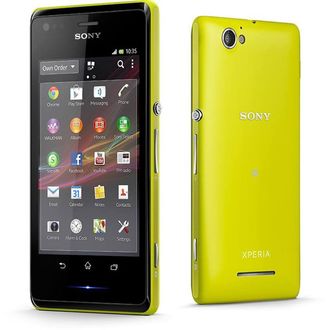 Sony Xperia M - žltá