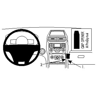Brodit ProClip pre Ford Explorer/Explorer Sport 11-19 USA (nie pre Platinum), na stred vpravo