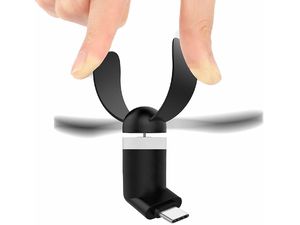 Mini ventilátor pre telefón, USB-C