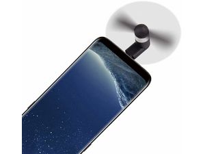 Mini ventilátor pre telefón, USB-C
