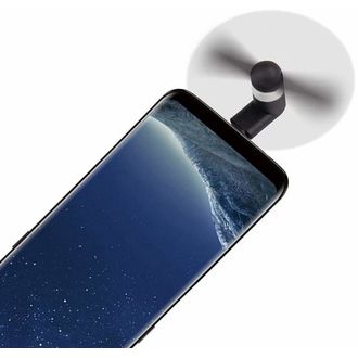 Mini ventilátor pre telefón, USB-C