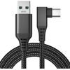Mobilly kábel pre Meta Quest 3, Oculus Quest 2, Oculus Link, USB-C 3.2 Gen 1/USB-A kábel, 5 m