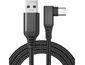 Mobilly kábel pre Meta Quest 3, Oculus Quest 2, Oculus Link, USB-C 3.2 Gen 1/USB-A kábel, 5 m