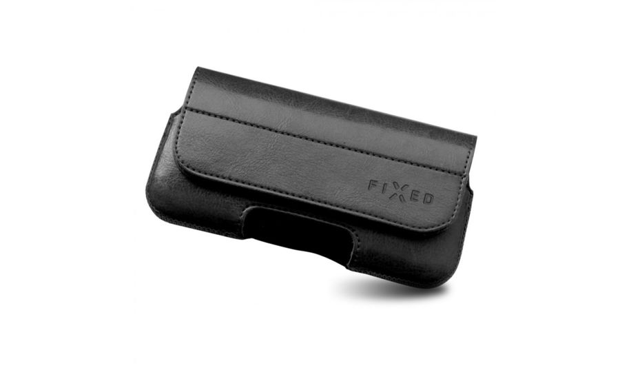 Fixed Sarif horizontálne puzdro s klipom, veľkosť 5XL+, čierne
