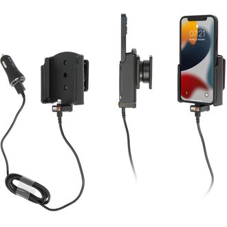 Brodit držiak do auta na Apple iPhone 13 mini, bez puzdra, s nabíjaním z cig. zapaľovača/USB