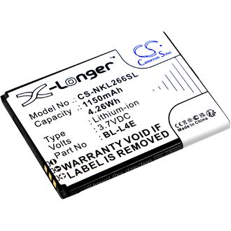 Batéria pre Nokia 2660 Flip 4G, 1150 mAh, Li-Ion