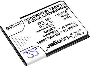 Batéria pre Nokia 2660 Flip 4G, 1150 mAh, Li-Ion