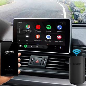 Adaptér Carlinkit A2A pre bezdrôtový systém Android Auto pre originálne autorádiá so systémom Android Auto