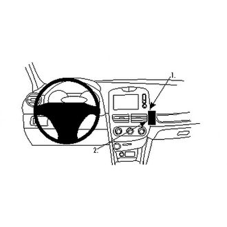 Brodit ProClip montážny držiak pre Renault Clio 13-16, pre stred