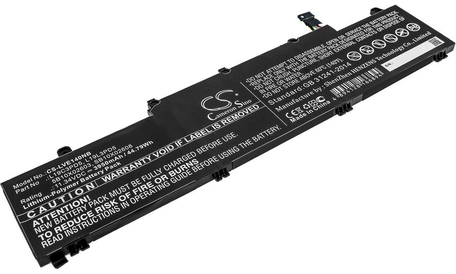 Batéria pre Lenovo Thinkpad E14 Gen 2, Thinkpad E15 Gen 2 a ďalšie, 3950 mAh, Li-Ion