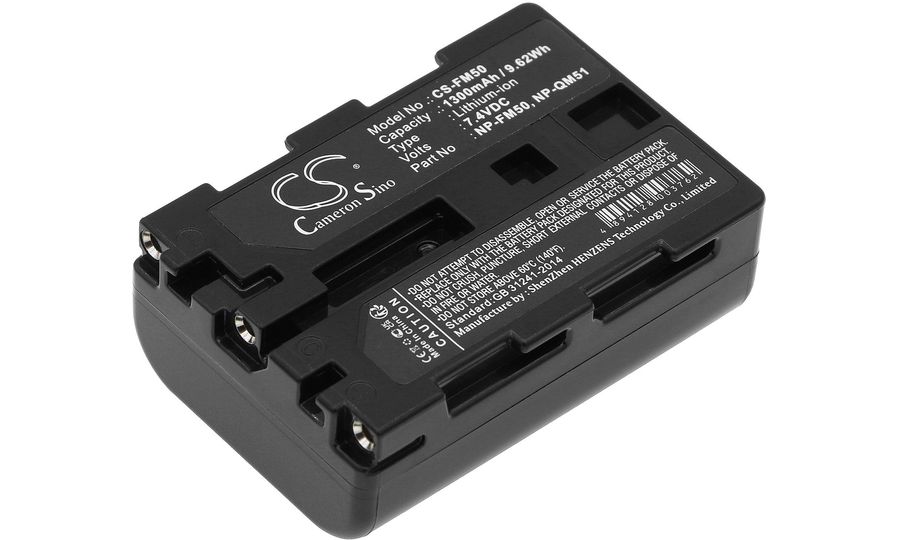 Batéria pre SONY CCD-TR108, Cyber-shot DSC-S50 a ďalšie, 1300 mAh, Li-Ion