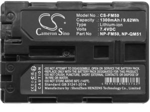 Batéria pre SONY CCD-TR108, Cyber-shot DSC-S50 a ďalšie, 1300 mAh, Li-Ion