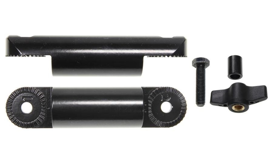 Brodit rameno 4", rozteč 102 mm, drobné ozubenie, čierna