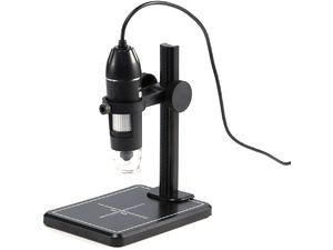 Digitálny mikroskop USB s výškovo nastaviteľným stojanom, 1600x zoom, 1080p