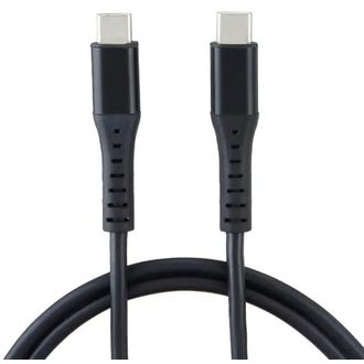 Kábel USB4 USB-C 5A, 240W, Thunderbolt 3, 40Gbps 8K@60Hz, 1m, čierny