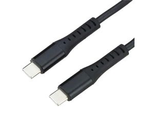 Kábel USB4 USB-C 5A, 240W, Thunderbolt 3, 40Gbps 8K@60Hz, 0,3 m, čierny