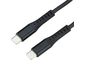 Kábel USB4 USB-C 5A, 240W, Thunderbolt 3, 40Gbps 8K@60Hz, 0,3 m, čierny
